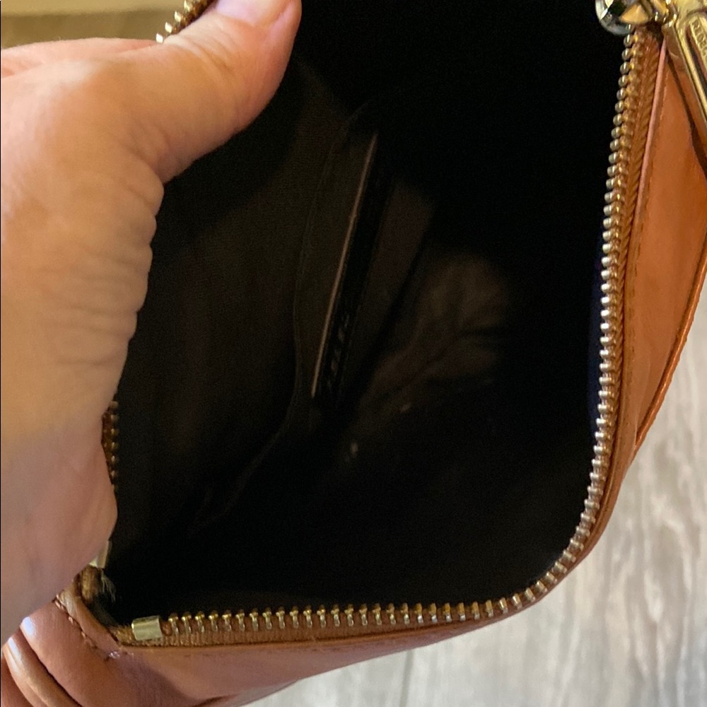 Rebecca Minkoff M.A.C. Brown Crossbody Bag with Gold Chain - Picture 7 of 8